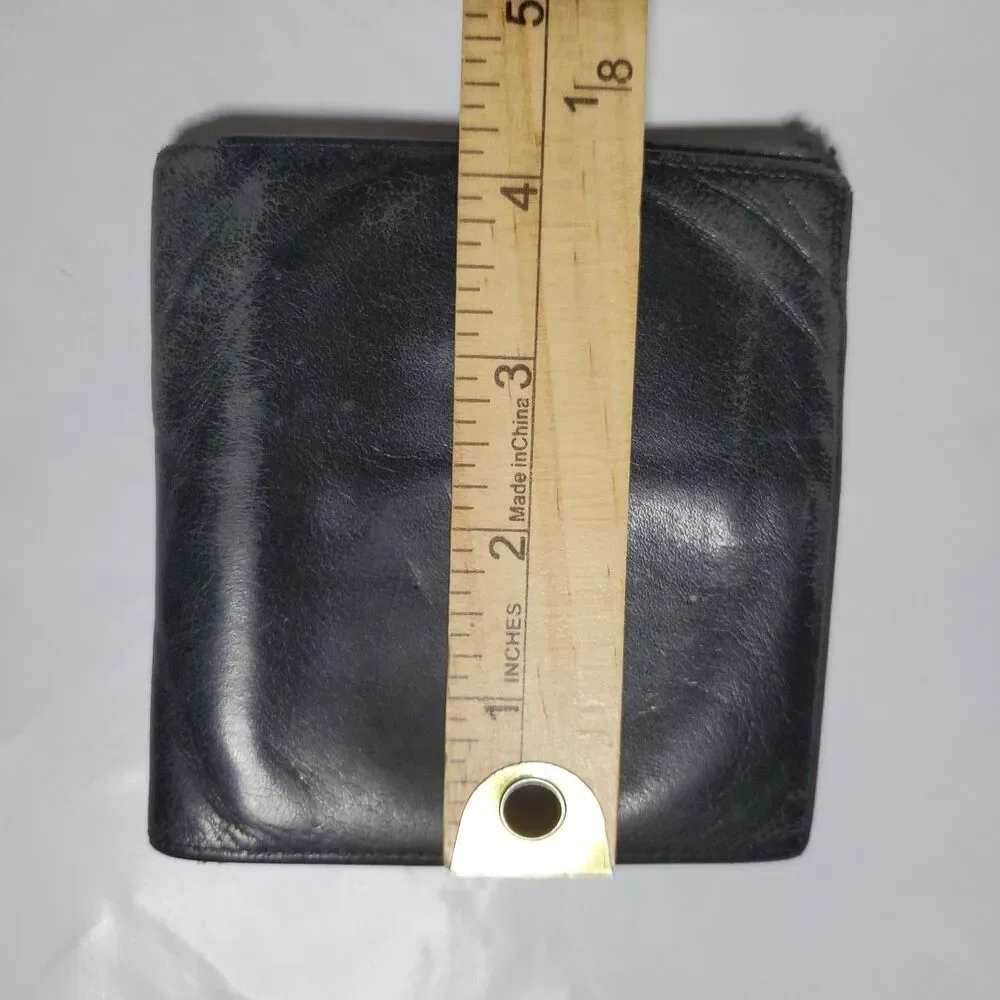 Tumi Nassau Double Billfold Leather Wallet - Black